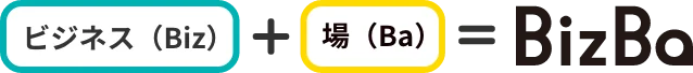 ビジネス（Biz）＋場（Ba）=BizBa